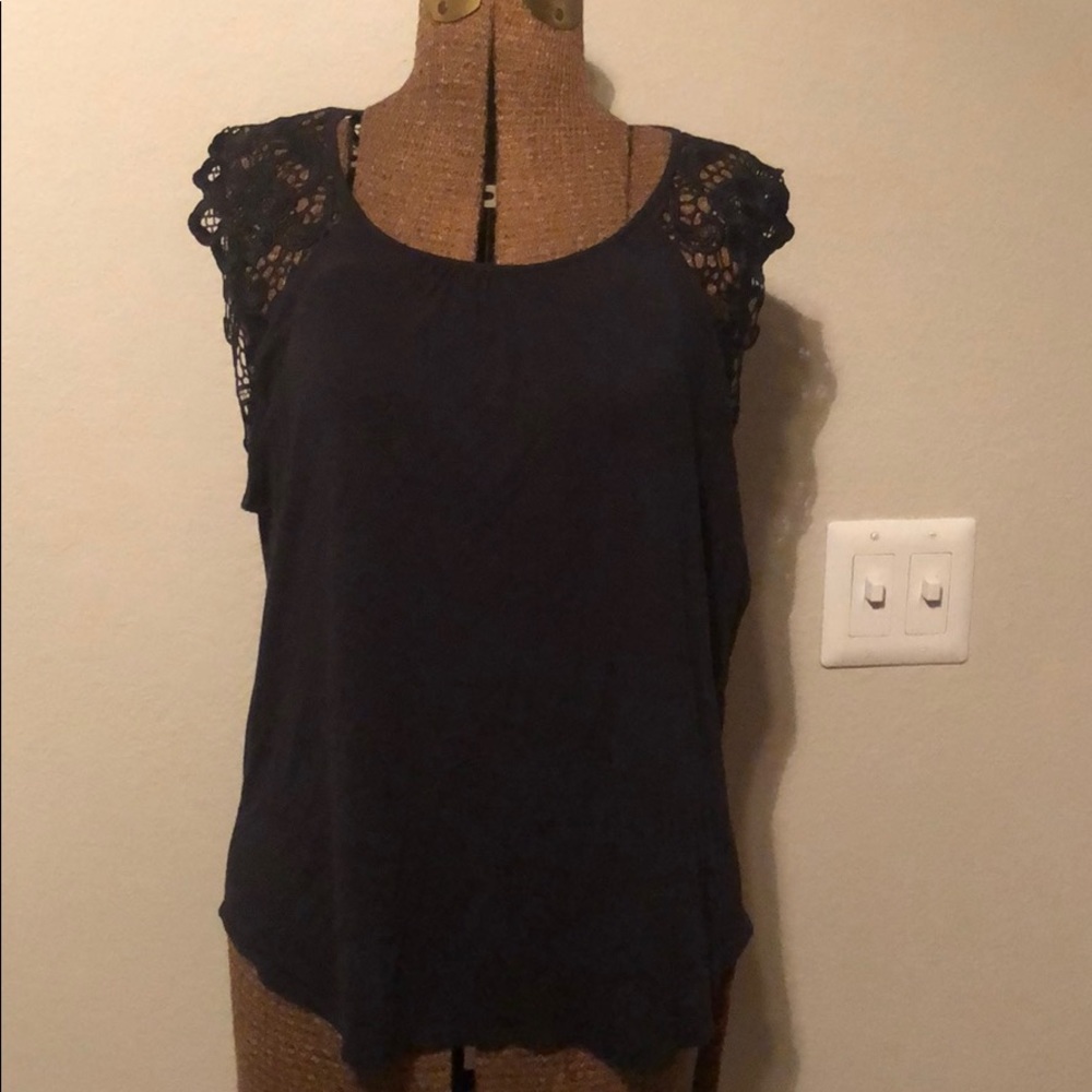 H&M L Navy Top